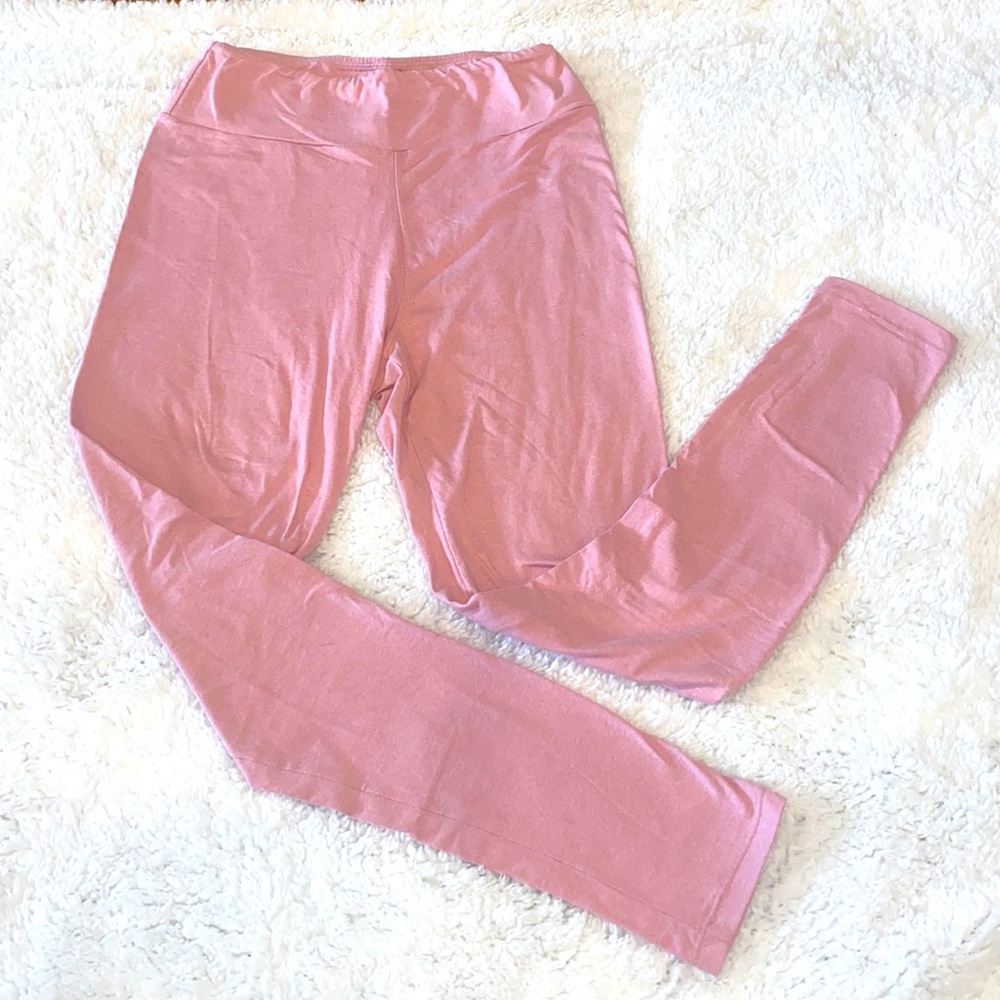 One Size Pink LulaRoe Leggings
